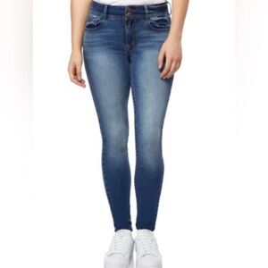 Wallflower Blue Skinny Jeans with Faded Effect